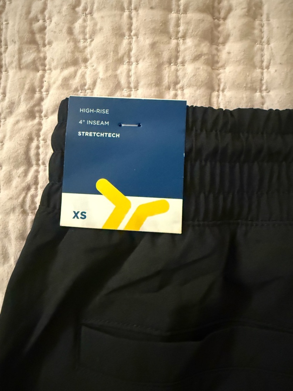 NEW old navy High-Rise Stretch Shorts in Black (XS)